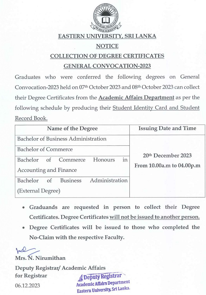  Collection of Degree Certificates-Bachelor of Business Administration, Bachelor of Commerce, Bachelor of Commerce Honours in Accounting and Finance, Bachelor of Business Administration(External).jpg 